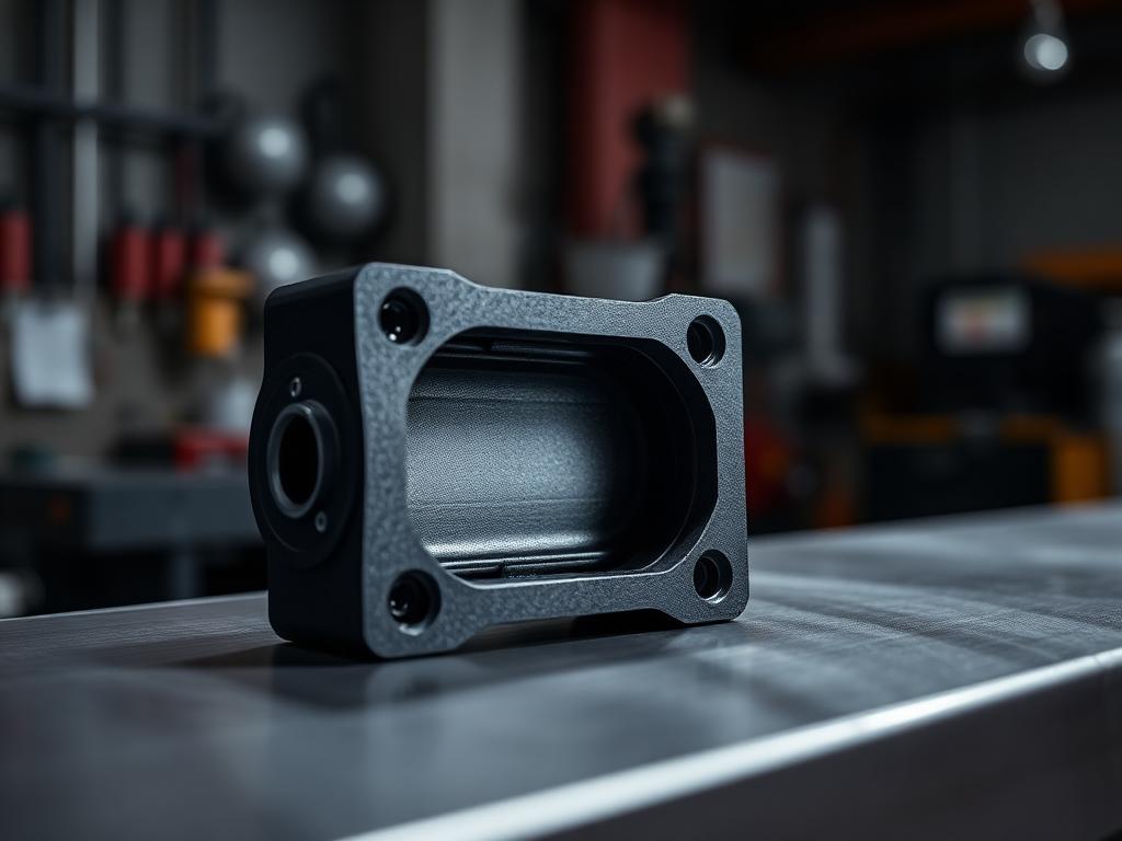 Dispositivo técnico impresso em 3D em polímero de engenharia